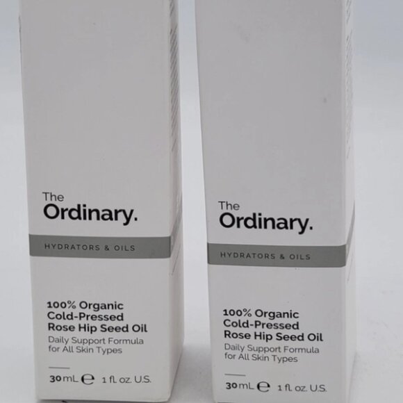 NEW 2 Packs The Ordinary 100% Organic Cold Pressed Rose Hip Seed Oil 30 ml/1 oz - Picture 2 of 4